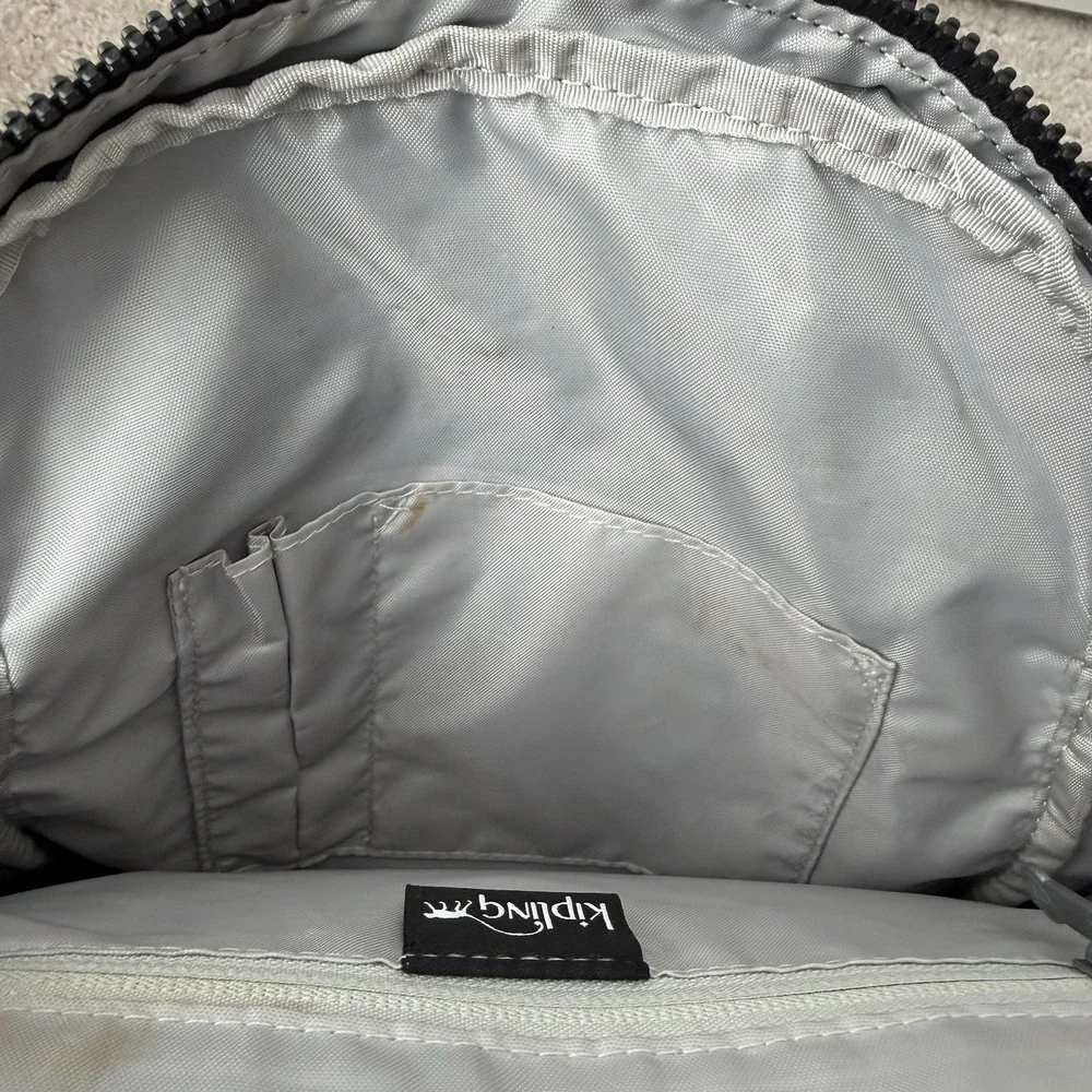 Kipling Ferris Backpack Small Bag Travel Casual Polyamide Black Tonal